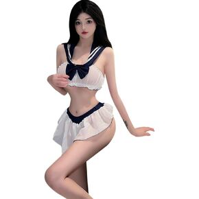 Women's sexy cosplay student outfit Japanese anime kawaii pure JK sailor uniform underwear uniform
