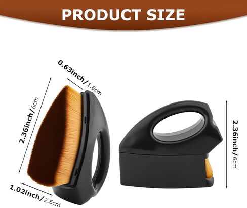 JIANWEI 2PCS Car Tyre Shine Applicator Brush, Auto Tyre Cleaning Brush with Stand Cover, Auto Car Wash Tire Cleaner High-Density Detailing Brush for Auto Detail Vents Dash(Black) in Saudi Arabia