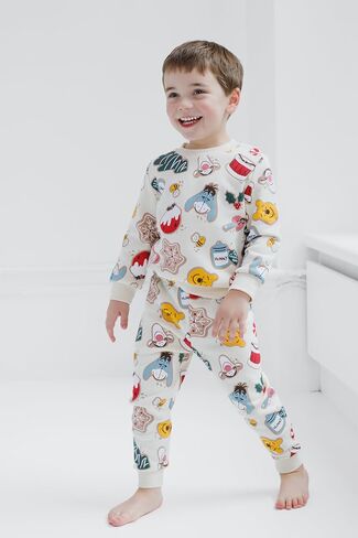 Disney Christmas Halloween Fleece Sweatshirt and Jogger Pants Outfit Set Newborn to Big Kid Sizes (Newborn - 14-16) in Saudi Arabia