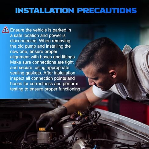 مضخة توجيه كهربائية مع بكرة 20-282 لـ 1997-2005 F-150 4.2L 4.6L 5.4L، لـ 2001-2002 إكسبيديشن، لـ 1999-2002 كراون فيكتوريا وجراند ماركيز، لـ 1997-1999 لوبو، استبدل OE 36-817129 in Kuwait