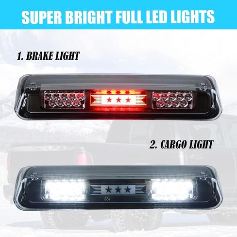 LED 3rd Third Brake Light High Mount Stop Light Assembly for 2004-2008 Ford F-150,2007-2010 Ford Explorer Sport Trac,2006-2008 Lincoln Mark LT Center Tail Light in Saudi Arabia
