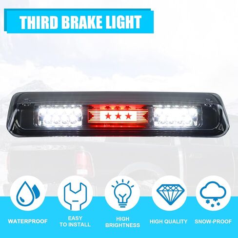 LED 3rd Third Brake Light High Mount Stop Light Assembly for 2004-2008 Ford F-150,2007-2010 Ford Explorer Sport Trac,2006-2008 Lincoln Mark LT Center Tail Light in Saudi Arabia