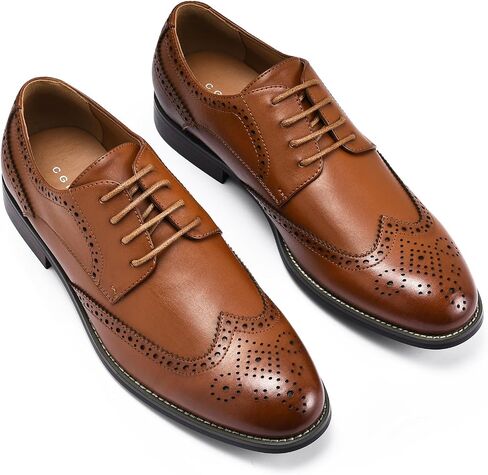 CGRRBW Mens Dress Shoes Casual Oxford Shoes Dress Sneakers Business Wingtip Brogue Office Shoes in Saudi Arabia