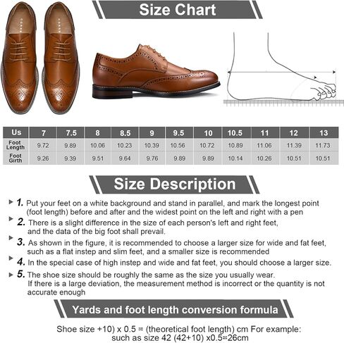 CGRRBW Mens Dress Shoes Casual Oxford Shoes Dress Sneakers Business Wingtip Brogue Office Shoes in Saudi Arabia