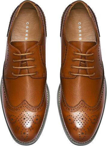 CGRRBW Mens Dress Shoes Casual Oxford Shoes Dress Sneakers Business Wingtip Brogue Office Shoes in Saudi Arabia