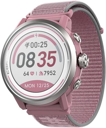 ساعة COROS APEX 2 GPS خارجية، شاشة ياقوتية 1.2 بوصة، عمر بطارية 14 يومًا/40 ساعة، 5 أنظمة أقمار صناعية، خرائط غير متصلة بالإنترنت، مراقب معدل ضربات القلب، موسيقى، رياضات متعددة، خطة تدريب وتمارين - وردي مترب in Saudi Arabia