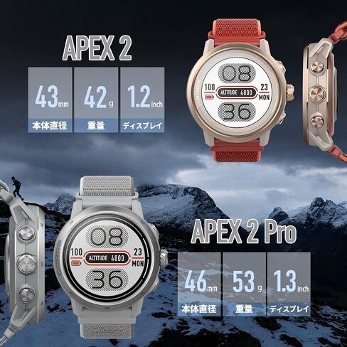 ساعة COROS APEX 2 GPS خارجية، شاشة ياقوتية 1.2 بوصة، عمر بطارية 14 يومًا/40 ساعة، 5 أنظمة أقمار صناعية، خرائط غير متصلة بالإنترنت، مراقب معدل ضربات القلب، موسيقى، رياضات متعددة، خطة تدريب وتمارين - وردي مترب in Saudi Arabia