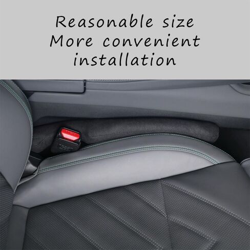 2PCS Car Seat Gap Filler, Universal Fit PU Leather Car Seat Gap Plug to Fill The Gap Between Seat and Console, Car Interior Accessories Car Seat Crevice Blocker Stop Things from Dropping in Saudi Arabia