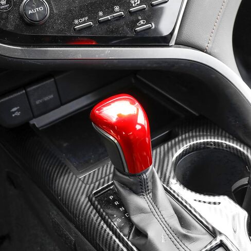 for Toyota Camry Accessories Sporty 2018-2025 for Corolla Avalon 2019-2024 Gear Shift Knob Cover Trim Protector Cap (Carbon Fiber) in Saudi Arabia
