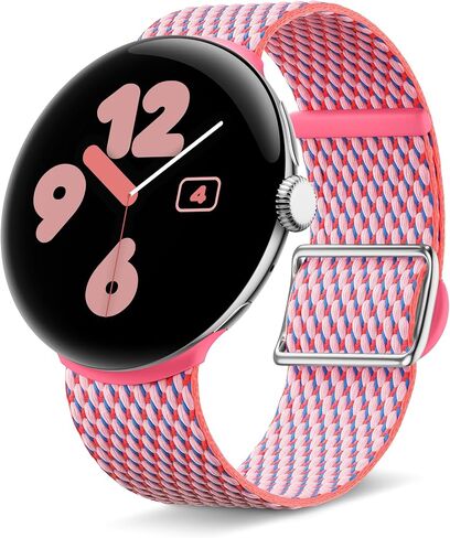 سوار Google Pixel Watch المنسوج - متوافق فقط مع ساعة Pixel Watch 3 مقاس 45 ملم - Ivy in Kuwait