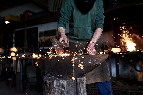 Forging Art Bcn® Hand Forged Eternal Wrought Iron Rose - Gift of Valentine's Day, Mother's Day, 6th Year Wedding Anniversary (Grey) in Kuwait