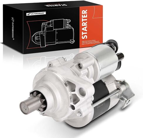 A-Premium Starter Motor Compatible with Honda Civic 1996-1997, Civic del Sol 1996-1997 & Acura EL 1997-1997, 1.6L, 12V 1.0KW 9-Teeth Clockwise, Replace# 31200P2C004, 31200P2C004RM in Saudi Arabia