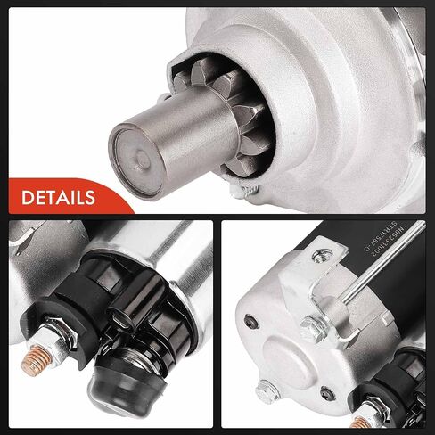 A-Premium Starter Motor Compatible with Honda Civic 1996-1997, Civic del Sol 1996-1997 & Acura EL 1997-1997, 1.6L, 12V 1.0KW 9-Teeth Clockwise, Replace# 31200P2C004, 31200P2C004RM in Saudi Arabia