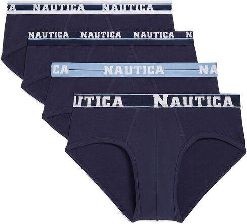 Nautica Men's 4 Pack Limited Edition Stretch Briefs in Saudi Arabia
