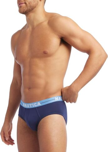 Nautica Men's 4 Pack Limited Edition Stretch Briefs in Saudi Arabia