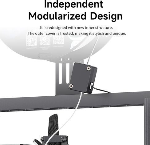 مستشعر تشغيل الفتيل الرسمي Ender 3 V3 SE/KE من Creality، وحدة كشف كسر الفتيل الذكية للطابعة ثلاثية الأبعاد مع ضوء LED، اكتشاف دقيق سهل التركيب in Kuwait