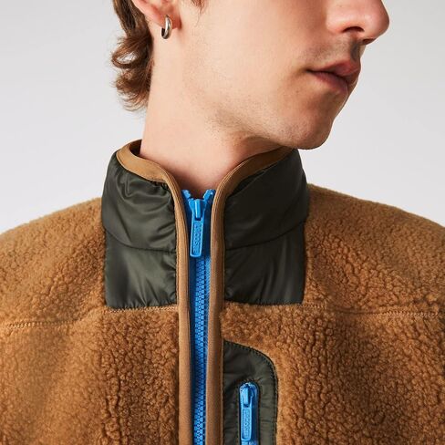 Lacoste Men's Sherpa Fleece Vest Jacket in Saudi Arabia