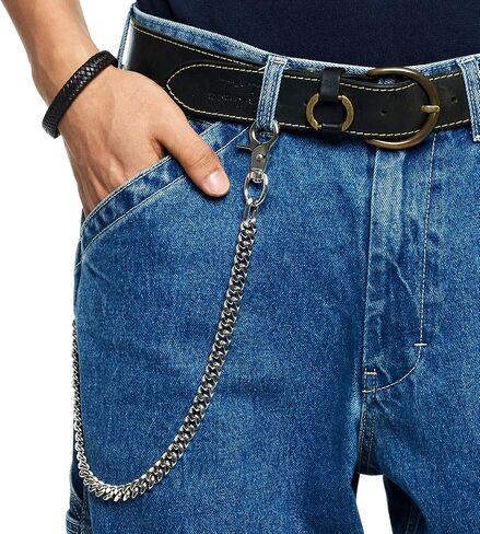 Wallet Chain for Men Women Boy Girl Biker Motorcycle Trucker Pants Jean Punk Hip Hop Keyholder Keyring Keychain in Saudi Arabia
