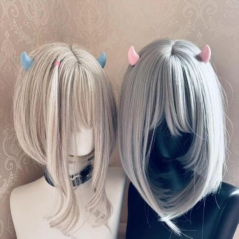 Devil Horns Hairpins Dark Gothic Resin Edge Hair Clips Costume Halloween Cosplay Cartoon Accessories Mini Horn BL in Saudi Arabia
