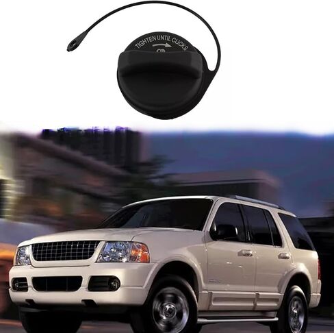 غطاء حشو خزان الوقود متوافق مع Ford 05-11 Explorer / 07-10 Explorer Sport Trac / 05-07 Freestyle / 06-11 Taurus - لسيارة Mercury 05-10 Mountaineer / 08-09 Sable يستبدل # 6L2Z9030F 6L2Z-9030-F in Saudi Arabia