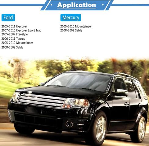 غطاء حشو خزان الوقود متوافق مع Ford 05-11 Explorer / 07-10 Explorer Sport Trac / 05-07 Freestyle / 06-11 Taurus - لسيارة Mercury 05-10 Mountaineer / 08-09 Sable يستبدل # 6L2Z9030F 6L2Z-9030-F in Saudi Arabia