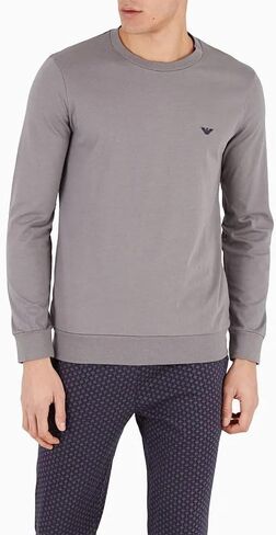 Emporio Armani Men's Pattern Mix Long Pajamas in Saudi Arabia