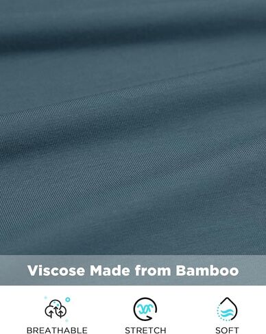 Bamboo Viscose Men's Pajama Sets Soft Long Sleeve Loungewear Set with Pockets in Saudi Arabia