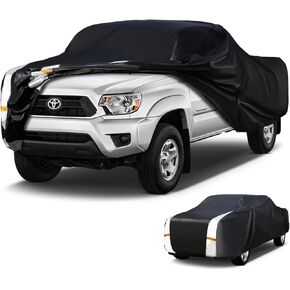 Heavy Duty Toyota Tacoma Truck Cover Waterproof All Weather, Outdoor Full Exterior Pickup Truck Cover, Rain, Sun, Wind Protection (Up to 210 in) M