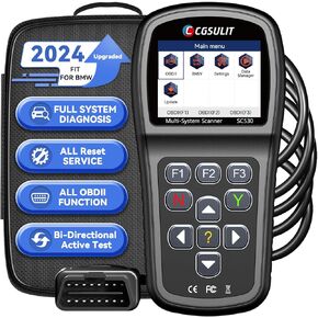 OBD2 Scanner Code Reader for BMW Mini Rolls-Royce Full System Diagnostic Scan Tool, 30+ Special Functions Incl Battery Registration Oil Light EPB ABS SAS DSC DME SRS Reset Bi-Directional Active Test