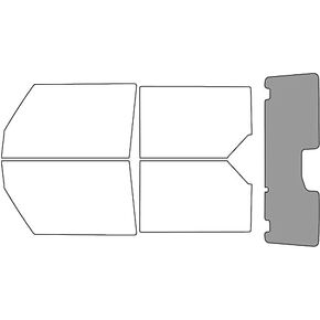 Rvinyl Window Tint Kit Compatible with Ford Bronco 2021-2023 (4-Door) - Front Precut Kit - 35%