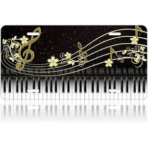 Colorful Peace License Plate Hippie License Plate Stainless Steel Funny License Plate Novelty Vanity Tag Hippie Peace License Plate Frame Car Decoration 12.2"x6.2"for Men Women