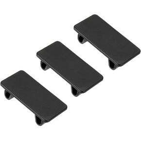 3pcs Rocker Switch Panel Cover Automotive Toggle Switch Hole Bracket Filler Plug Mount Bracket Switch Mounting Bezel Black Universal ABS Durable Material