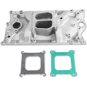 2716 2007 EPS Intake Manifold Aluminum Dual Plane Compatible with Chevy SBC Small Block Vortec 1996-2002 V8 305 350 5.0L 5.7L