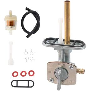 Fuel Vavle Petcock Shut Off Tank Switch for Yamaha TTR 90 125 225 230 250 Timberwolf Bear Tracker Big Bear 250 Grizzly Raptor Warrior Wolverine Moto 4 350 Suzuki Quadsport 400 Kawasaki KLF 300