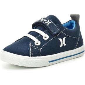Hurley Toddlers and Little Kids Lightweight Sneakers Titan with Adjustable Strap and Elastic Laces, Boys and Girls Shoe for All Activities