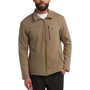 Spyder Men's Sweater - Full Zip Up Sued Interlock Sweaters for Men - Cozy Men's Athletic Sweaters with Zip Pockets (S-XXL)