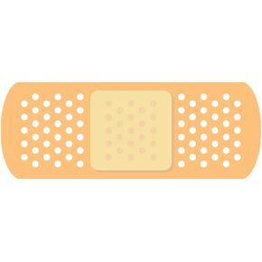 Large Auto Car Aid Magnetic Bandage for Your Car SUV Locker Refrigerator - Choose Size (3 x 8 inch Medium)