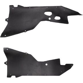 TRQ Driver & Passenger Side Engine Splash Shield Compatible with 1999-2004 Nissan Frontier 2000 Xterra NI1228112 NI1228113