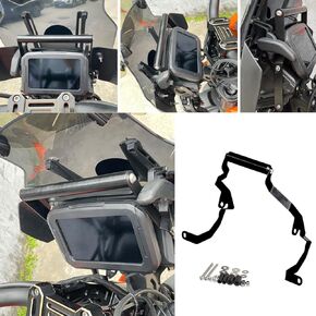 Motorcycle Navigation GPS Bar Mount Bracket for H-Arley Pan America 1250 / PA1250 1250S / PA1250S 2021 2022 2023 Expansion Crossbar Mobile Phone Stand Holder Support 1250 S Accessories, Black