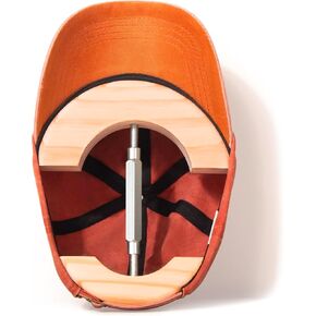 Hat Stretcher, Specifically Designed Hat Stretcher For Baseball Caps, Hat Stretcher for Fitted Hats Size 6 1/2 to 7 7/8, Solid Wood, Heavy Duty of Baseball Hat Stretcher, Fitted Ball Cap Jack