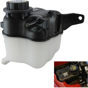 603-364 Engine Coolant Reservoir Tank with Cap Compatible with 2008 - 2019 Ford Explorer, Taurus, Taurus X | 2009 - 2016 Lincoln MKS | 2008 - 2009 Mercury Sable, Replaces# 8G1Z8A080A