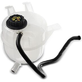 A-Premium Coolant Recovery Overflow Reservoir Tank [with Cap & Tubing] Compatible with Ford F53, E-Class for E-150 E-250, E-350 Econoline, E-450 Super Duty, E-150 Club Wagon, Econoline Super Duty