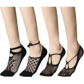 Women Black Lace Fishnet Socks Short Ankle Socks Mesh Lace Socks No Show Socks Lace Non Slip Socks Womens Thin Low Cut Casual Socks Ultra Thin Crew Fancy Dress Sock Hollow out Net Socks for Summer