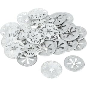 Heat Protection Clamping Discs Washer No.N90796501 Mounting Clip Nut for Audi A3 2015-2024 Metal Silver Tone 30 Set