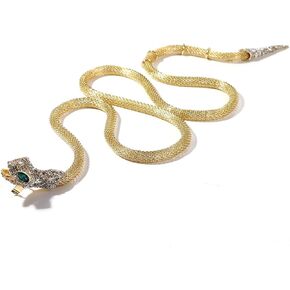 Snake Choker Chain Necklace for Women: Snake Bracelet Collar Nightclub Party Jewelry Gifts
