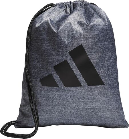 adidas Tournament 3 Sackpack Draw String Bag, Jersey Onix Grey/Black, One Size in Saudi Arabia