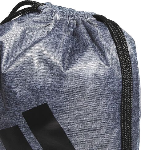 adidas Tournament 3 Sackpack Draw String Bag, Jersey Onix Grey/Black, One Size in Saudi Arabia