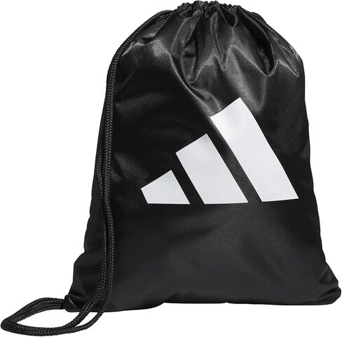 adidas Tournament 3 Sackpack Draw String Bag, Jersey Onix Grey/Black, One Size in Saudi Arabia