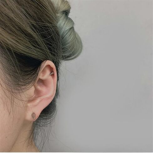 ONLYJUMP 3 Pairs Punk Style Stainless Steel Spike Hoop Earrings Stud Earrings for Men Women Punk Rock Earrings Double Side Spike Rivet Stud Earrings Statement Jewelry in Kuwait