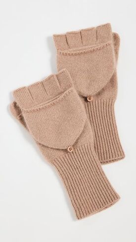 White + Warren Women's Cashmere Pop Top Gloves in Saudi Arabia
